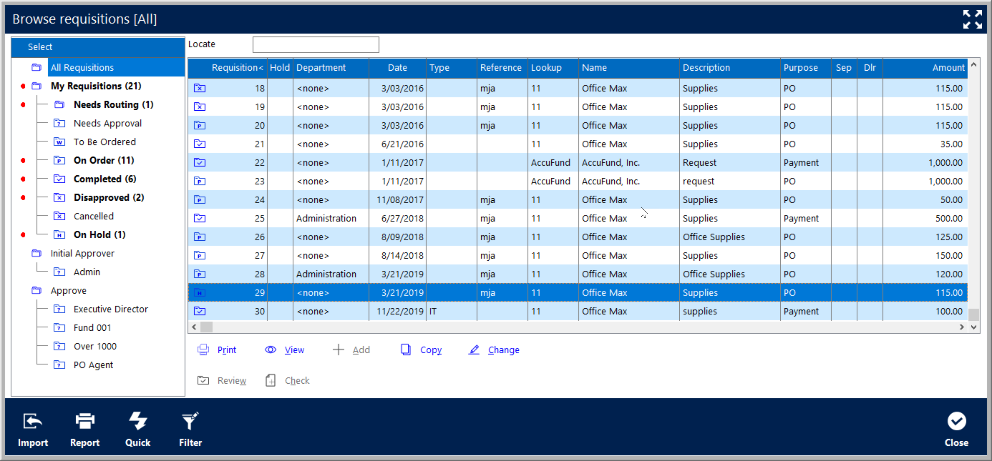 onsite requisitions 1